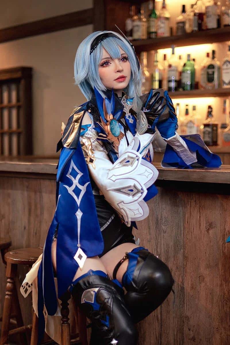 Cosplay nàng thơ Eula trong Genshin Impact - ThuVienAnime