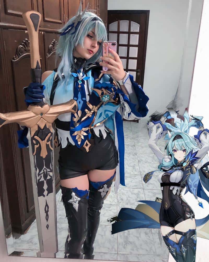 Cosplay Eula nguyên bản Copy Paste - ThuVienAnime