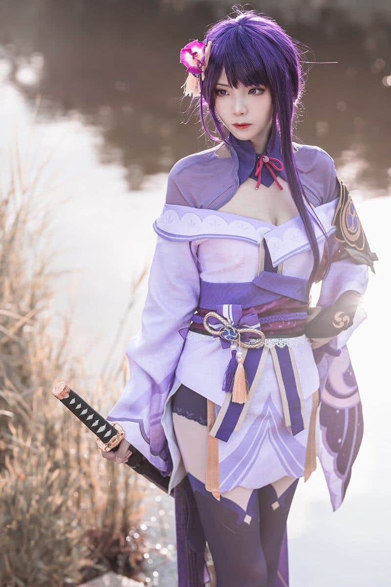 Cosplay Raiden Shogun rất là....waifu AE ạ - ThuVienAnime