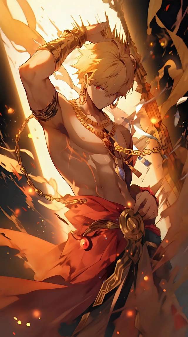 Ảnh minh họa Gilgamesh trong Trảm Thần - Thư Viện Anime