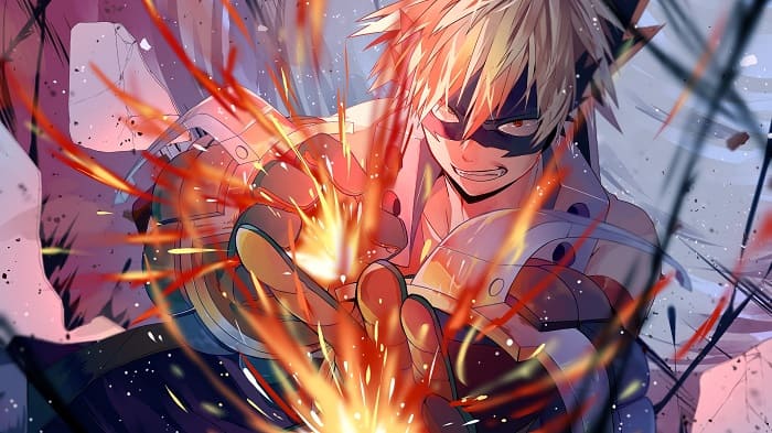 Ngoại Hình Của Bakugou Katsuki