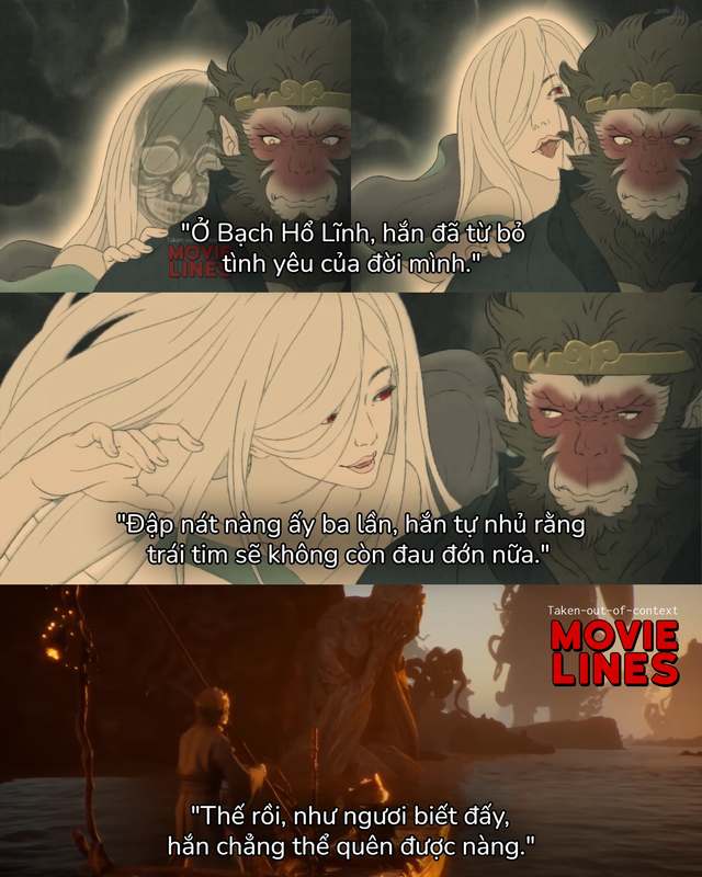 Mối quan hệ tình cảm của Ngộ Không và Bạch Cốt Tinh - Thư Viện Anime