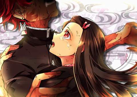 Tiếng kêu gào của Nezuko khi Tanjiro đang hóa Quỷ - Thư Viện Anime